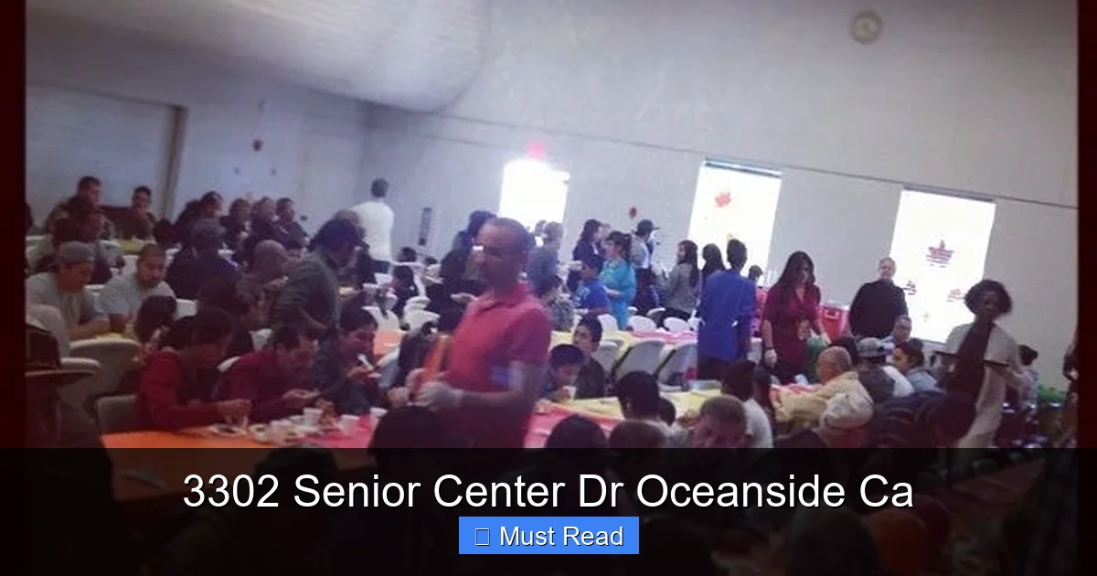 3302 Senior Center Dr Oceanside Ca