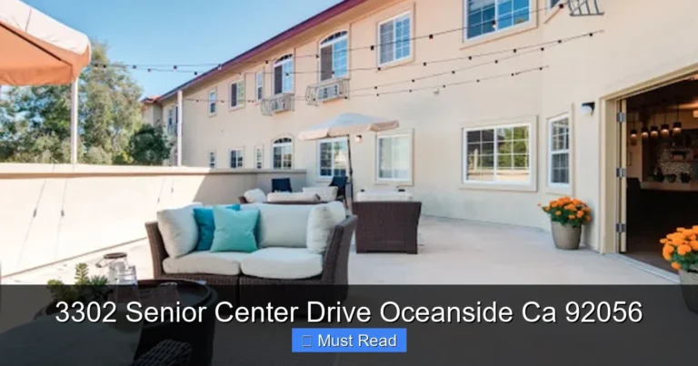 3302 Senior Center Drive Oceanside Ca 92056