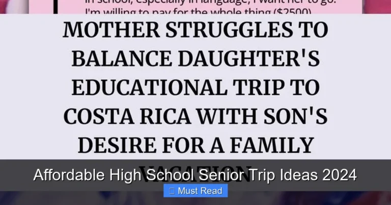 Affordable High School Senior Trip Ideas 2024
