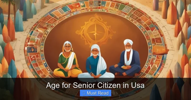 Age for Senior Citizen in Usa