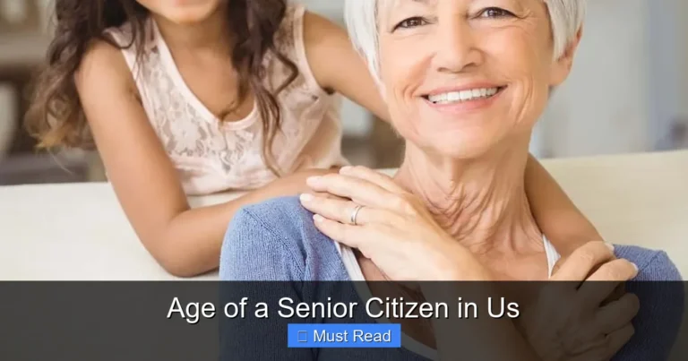 Age of a Senior Citizen in Us