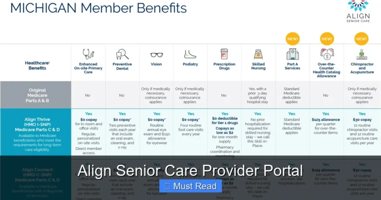 Align Senior Care Provider Portal