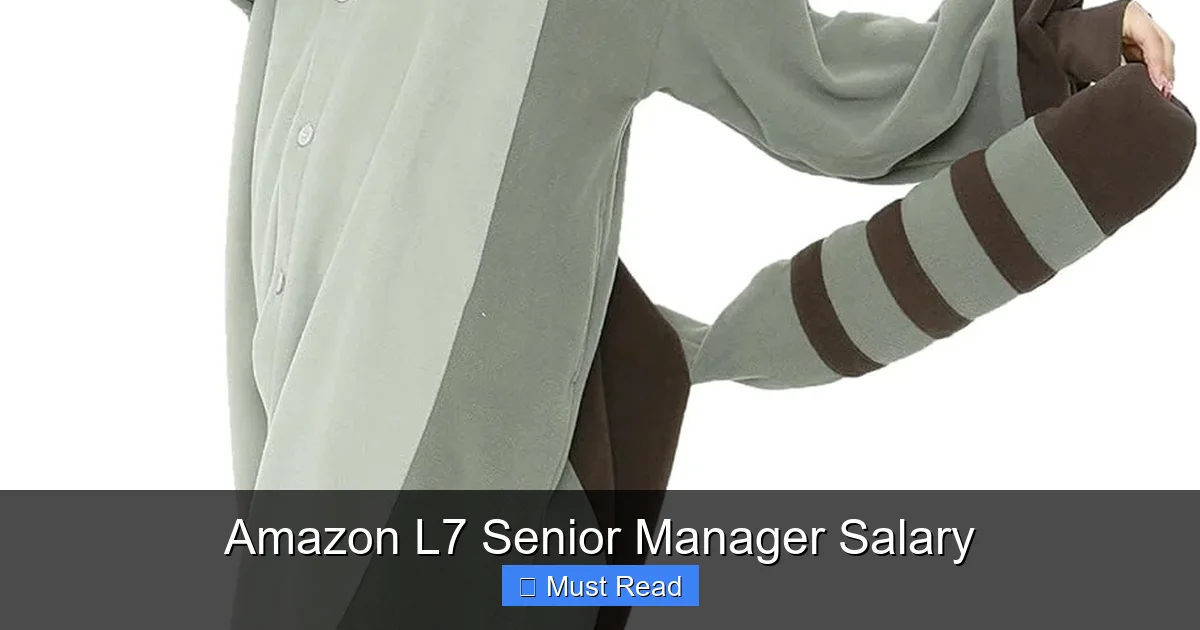 Amazon L7 Senior Manager Salary