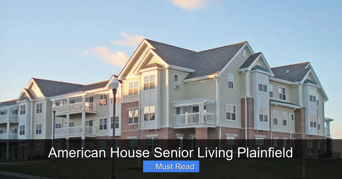 American House Senior Living Plainfield