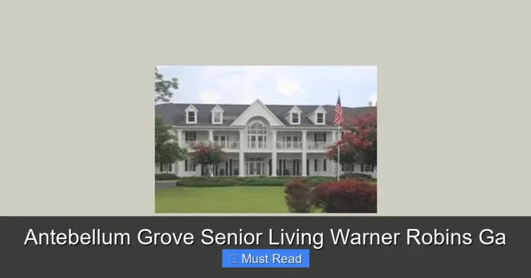 Antebellum Grove Senior Living Warner Robins Ga