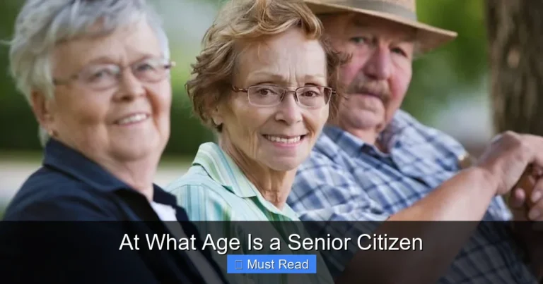 At What Age Is a Senior Citizen