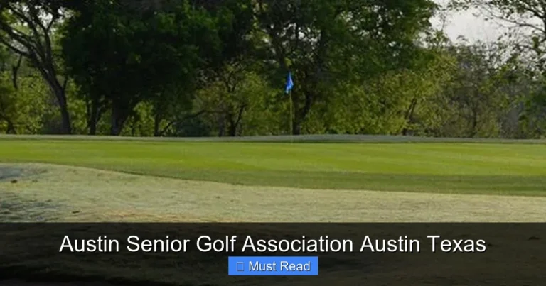 Austin Senior Golf Association Austin Texas