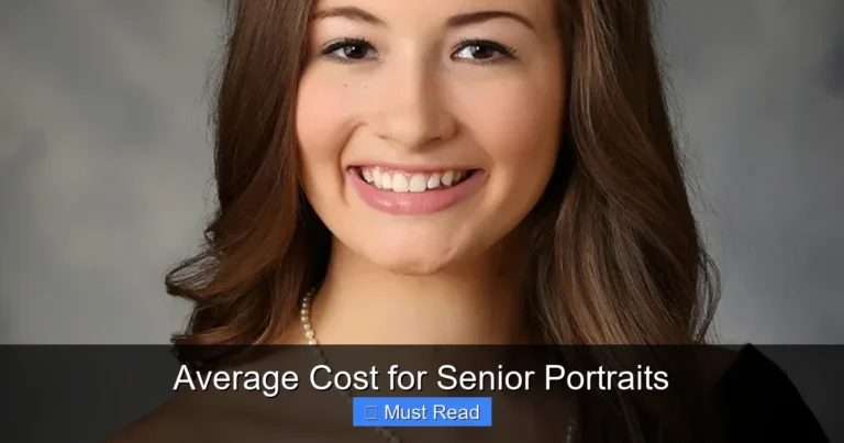 Average Cost for Senior Portraits