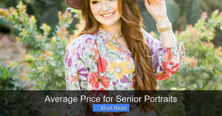 Average Price for Senior Portraits