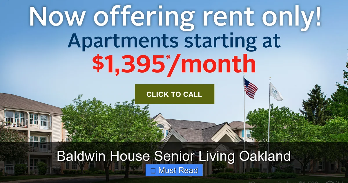 Baldwin House Senior Living Oakland