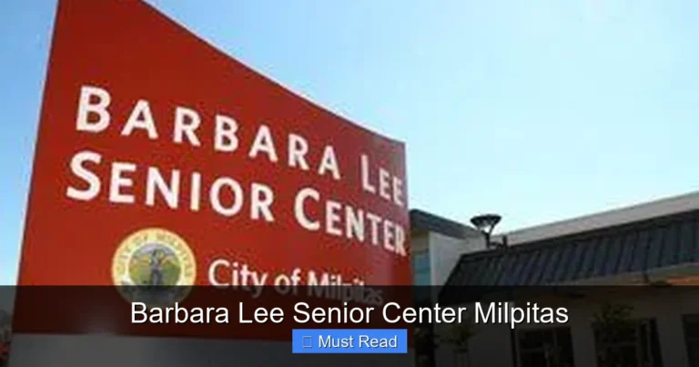 Barbara Lee Senior Center Milpitas