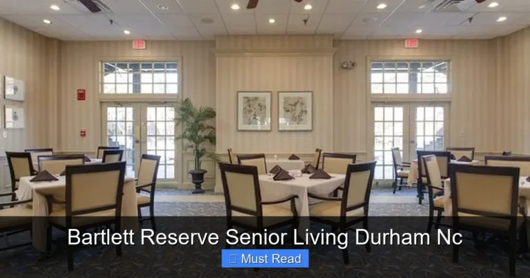 Bartlett Reserve Senior Living Durham Nc