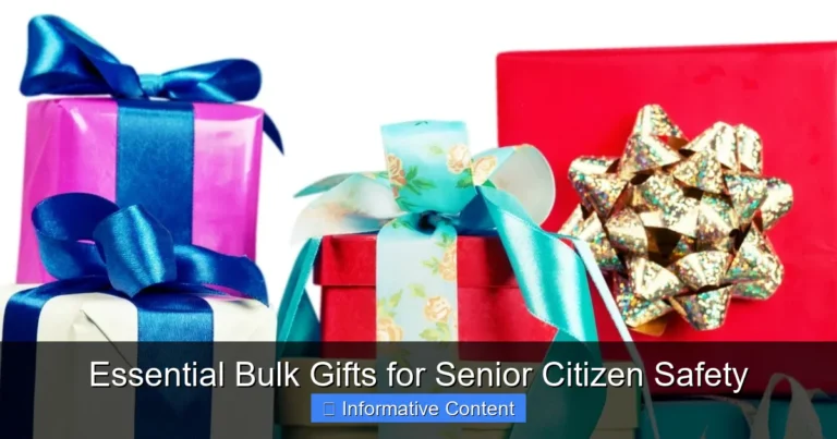 Essential Bulk Gifts for Senior Citizen Safety