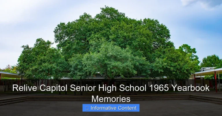 Relive Capitol Senior High School 1965 Yearbook Memories