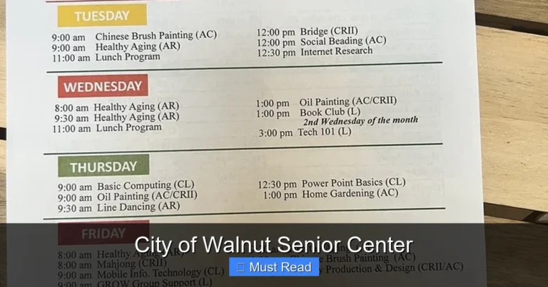 City of Walnut Senior Center