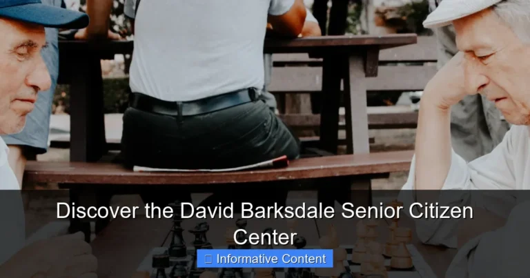 Discover the David Barksdale Senior Citizen Center