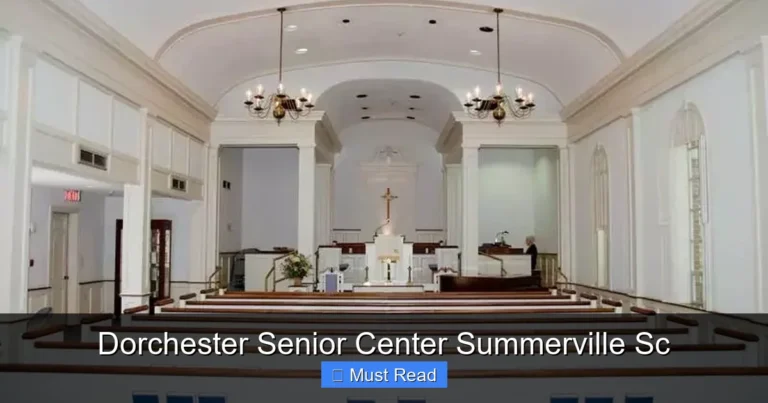 Dorchester Senior Center Summerville Sc