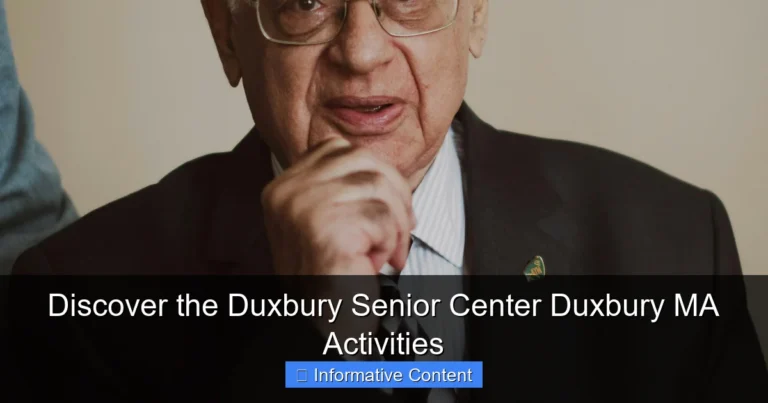 Discover the Duxbury Senior Center Duxbury MA Activities