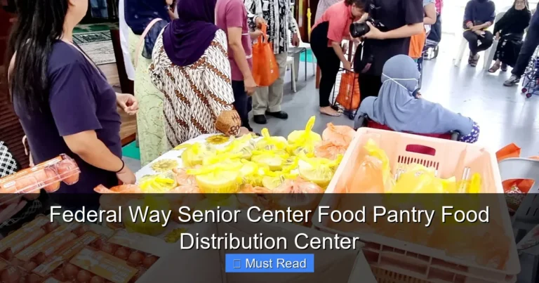 Federal Way Senior Center Food Pantry Food Distribution Center