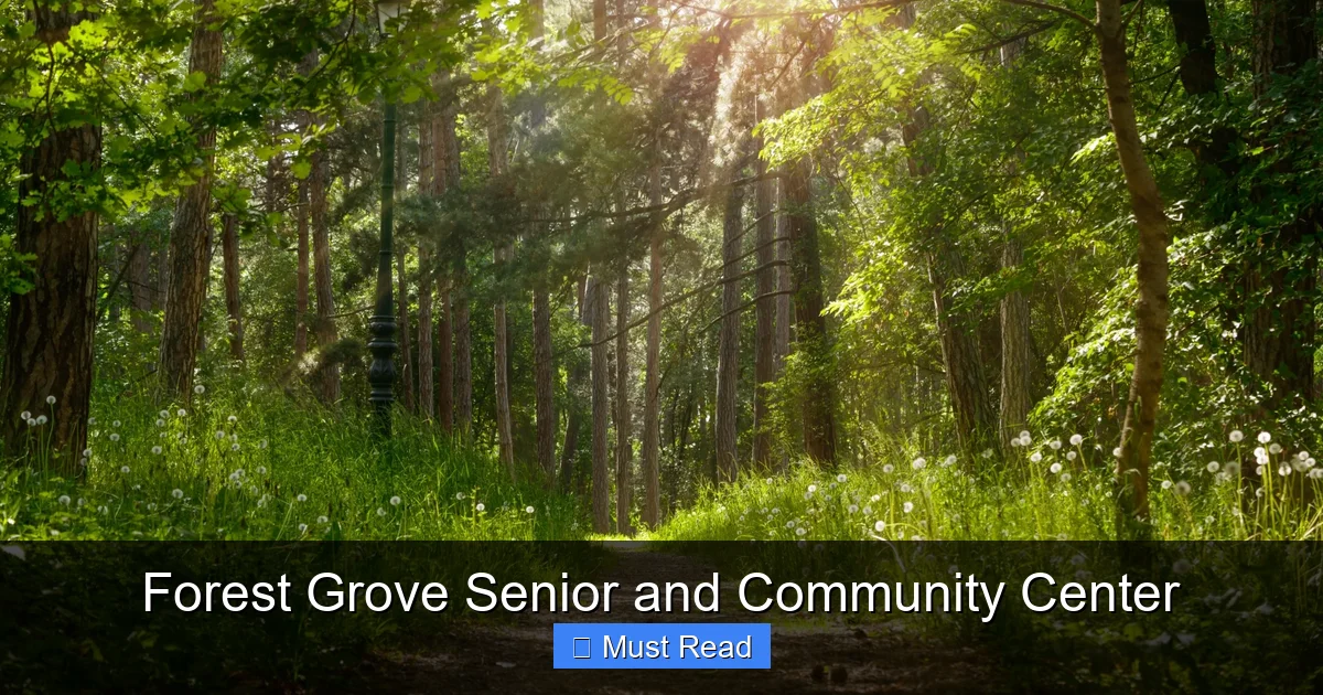 Forest Grove Senior and Community Center