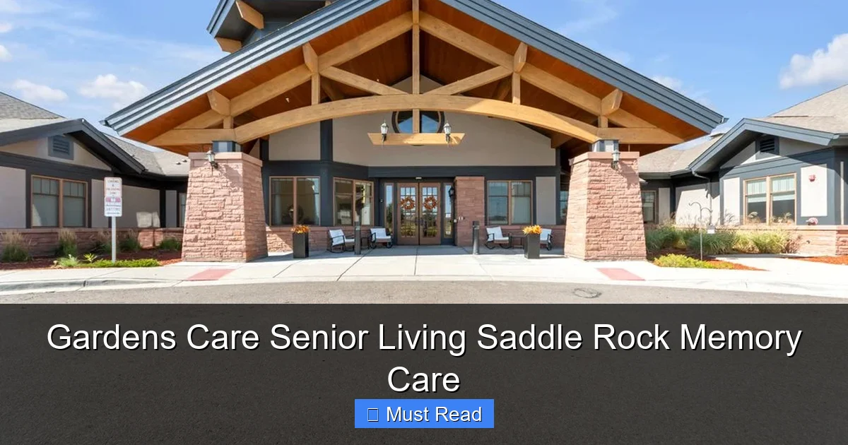 Gardens Care Senior Living Saddle Rock Memory Care