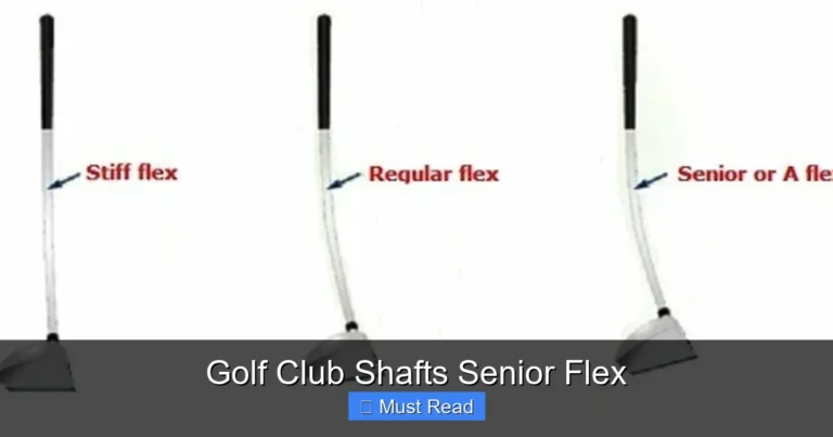 Golf Club Shafts Senior Flex