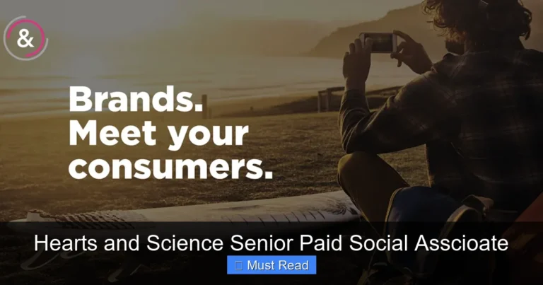 Hearts and Science Senior Paid Social Asscioate