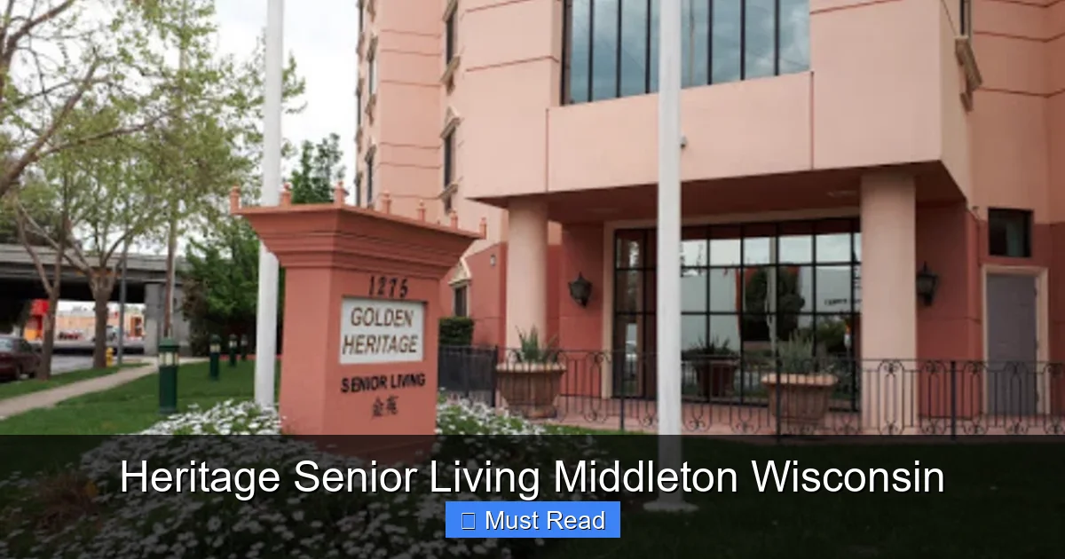 Heritage Senior Living Middleton Wisconsin