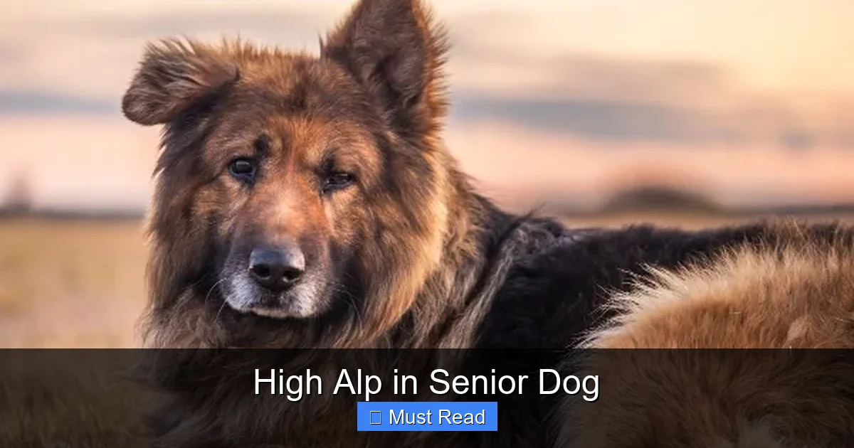 High Alp in Senior Dog