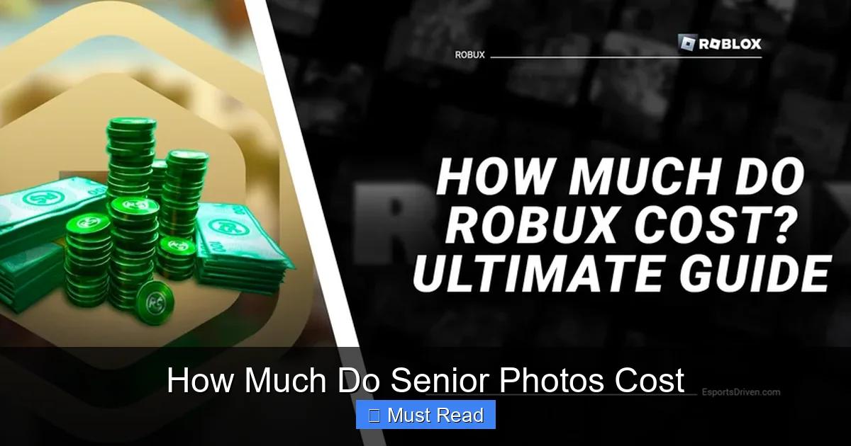 How Much Do Senior Photos Cost