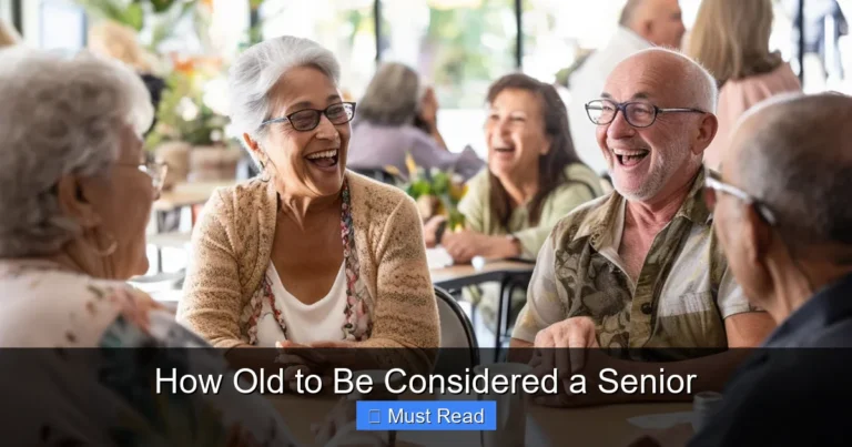 How Old to Be Considered a Senior