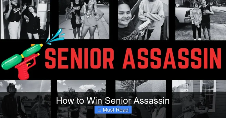 How to Win Senior Assassin