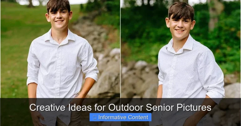 Creative Ideas for Outdoor Senior Pictures