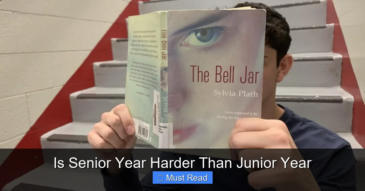 Is Senior Year Harder Than Junior Year