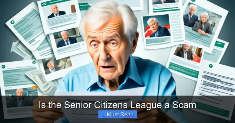 Is the Senior Citizens League a Scam