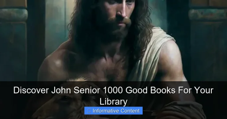Discover John Senior 1000 Good Books For Your Library