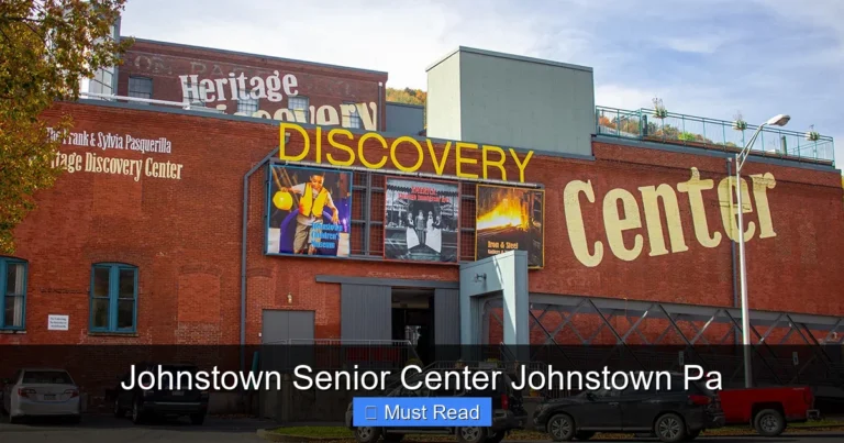 Johnstown Senior Center Johnstown Pa