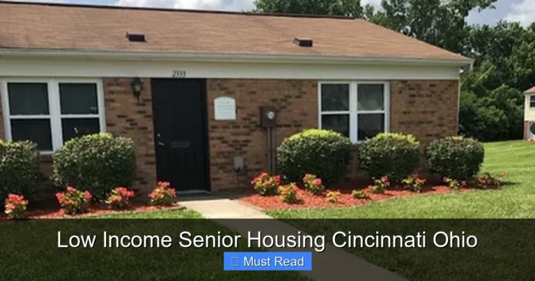 Low Income Senior Housing Cincinnati Ohio