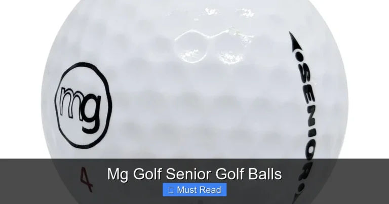 Mg Golf Senior Golf Balls