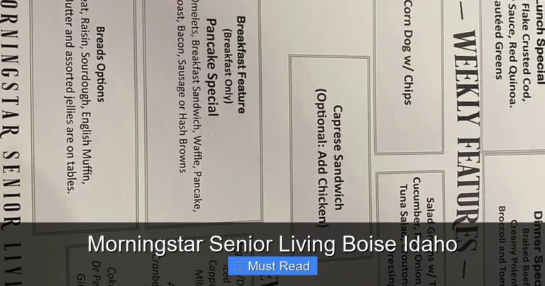 Morningstar Senior Living Boise Idaho