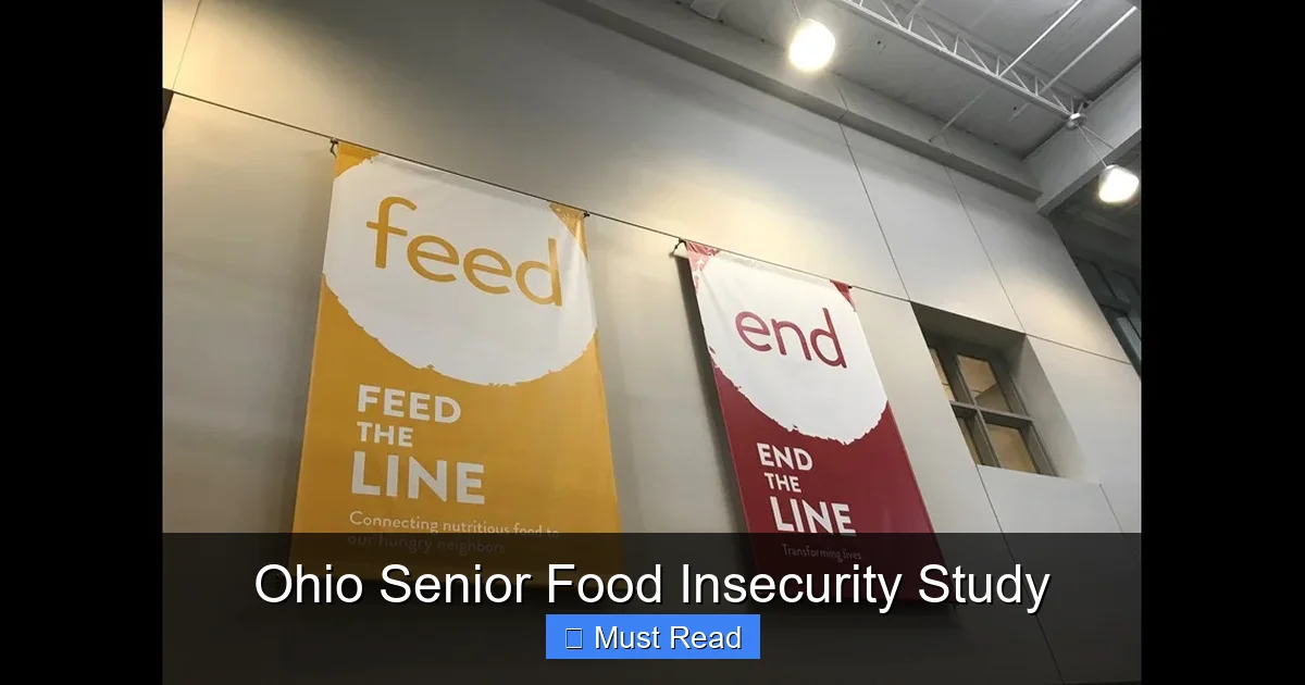 Ohio Senior Food Insecurity Study