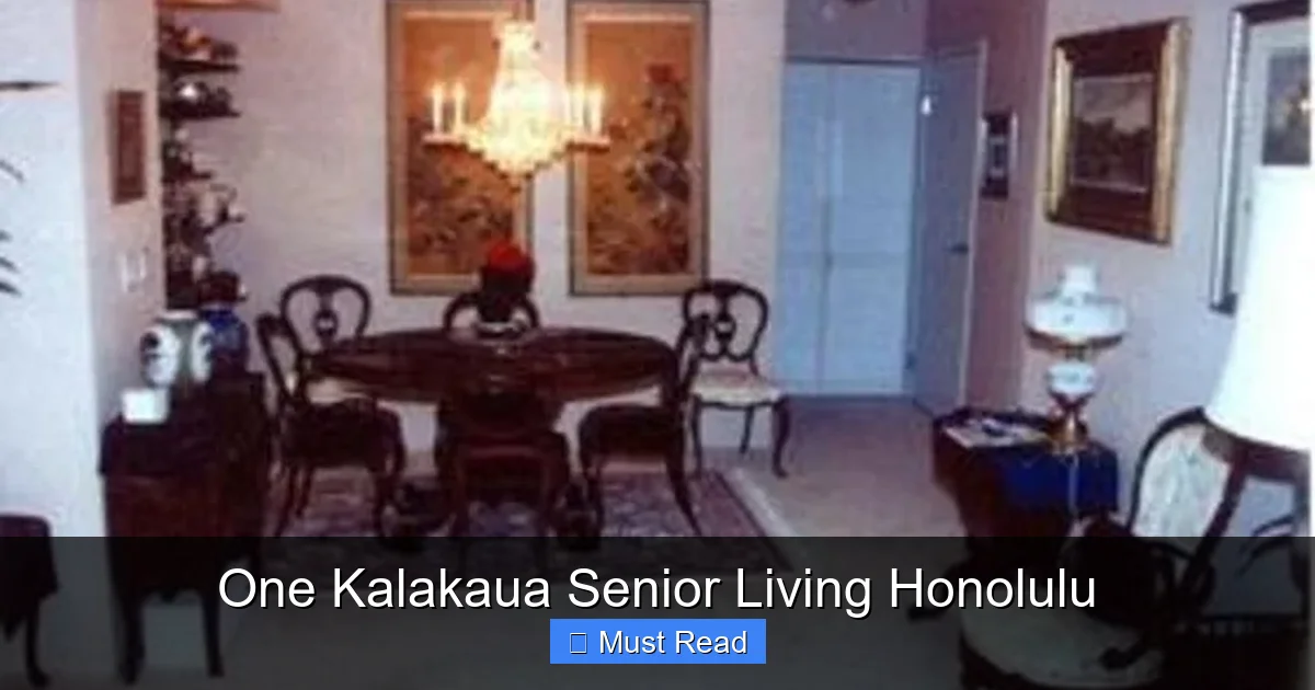 One Kalakaua Senior Living Honolulu