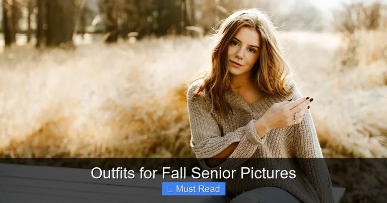 Outfits for Fall Senior Pictures