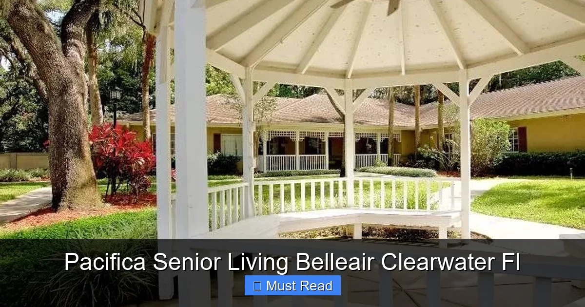 Pacifica Senior Living Belleair Clearwater Fl