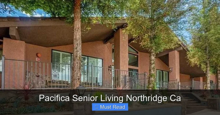 Pacifica Senior Living Northridge Ca