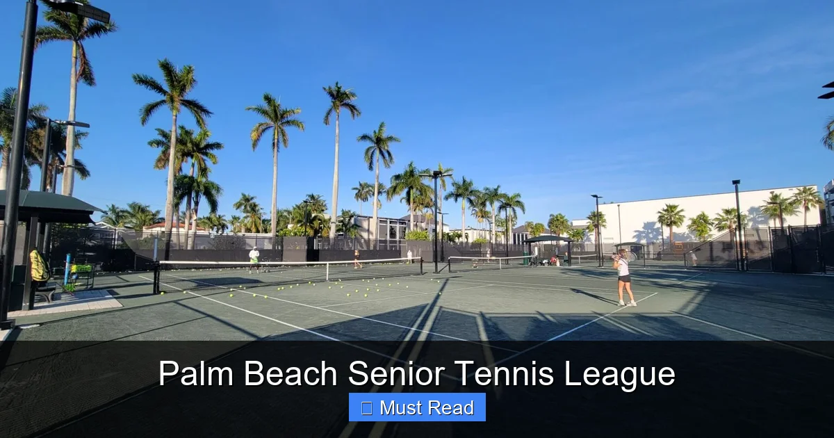 Palm Beach Senior Tennis League