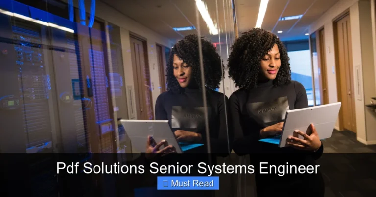 Pdf Solutions Senior Systems Engineer
