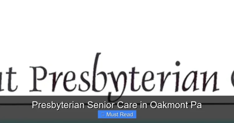 Presbyterian Senior Care in Oakmont Pa