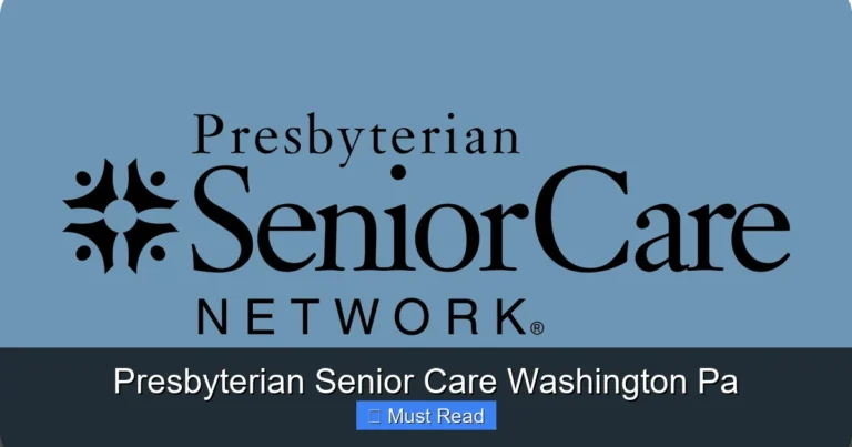 Presbyterian Senior Care Washington Pa