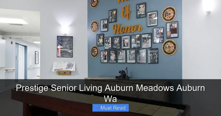 Prestige Senior Living Auburn Meadows Auburn Wa